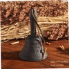 GRIRIW Iron Bell Hand Bells for Pet Training Rustic Decor