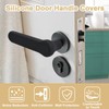 Elfzone Silicone Door Handle Covers - Door Knob Covers Anti-Static