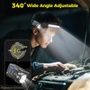 Diboniur Torcia Frontale LED, 8 Modalità, IPX4, Sensore e 340°