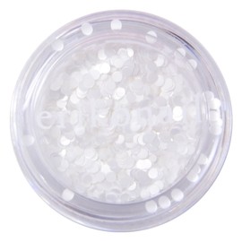 Beauty Nailer Nail Art Parts, Eriko Nail Jewelry Collection, ERI-220, Milky White, 0.06 inch (1.5 mm)