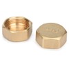 Brass Cap 3/4 Inch Female Thread, nutmanel Brass Blanking Plug