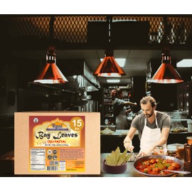 Rani Bay Whole Leaf (Leaves) Spice Hand Selected Extra Large 240oz (15lbs) 6.81kg Bulk Box ~ All Natural | Gluten Friendly | NON-GMO | Vegan | Indian Origin (Tej Patta)