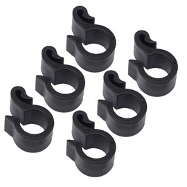 50pcs Irrigation Tubing Clips Wire Cable Clamps Adjustable Stand S Hook Cord Holder Fuel Line Clamps Wire Cord Clips Adjustable Hose Clamp Hose Clips Water Buckle Fruit Tree