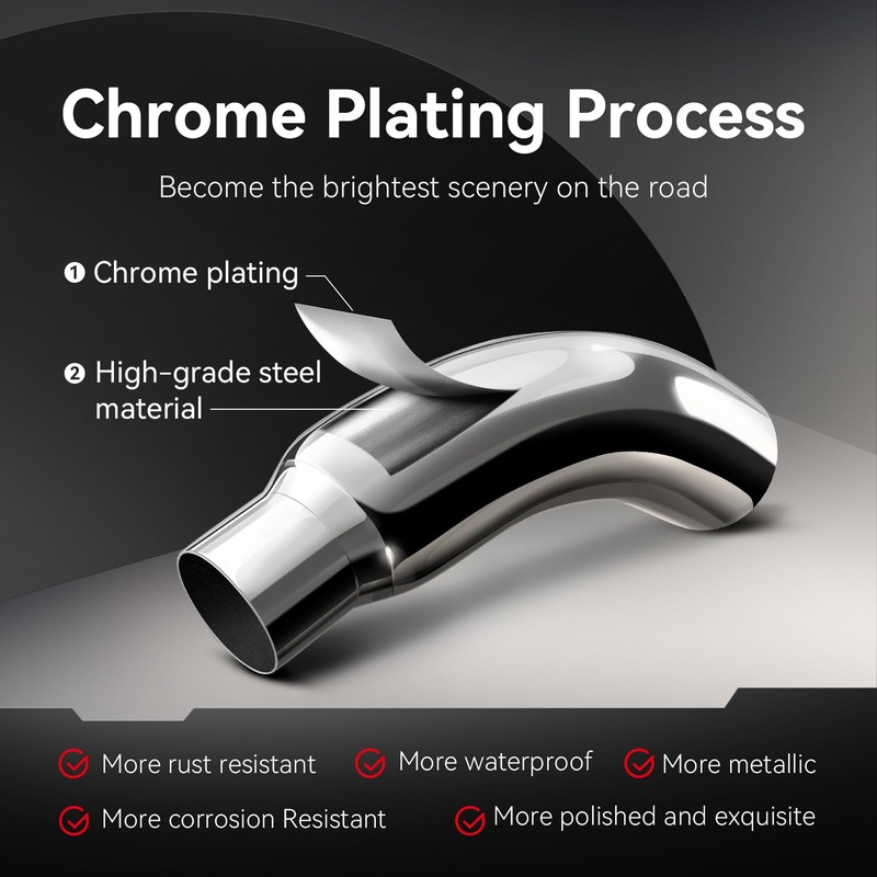 Exhaust Tip, 4 Inch Diesel Exhaust Tip Elbow Tip with
