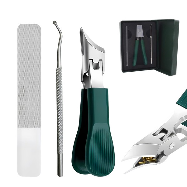 Eagle Beak Nail Clippers, 25° Anti-Splash Slanted Nail Clippers Set