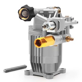 3400PSI Horizontal Pressure Washer Pump, 3/4" Shaft Power Washer Pump Replacement Universal Power Washer Pumps for Pressure Washer