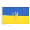 AZ FLAG UKRAINE COAT OF ARMS FLAG 18'' x 12''