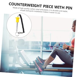 SUPVOX Weight Plate Drawstring for Home Gym Calisthenics Equipment Magnetic Bolts Easy Installation Durable Stable