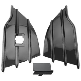 AUTOKAY 2x Front Bumper Fog Light Cover Insert Trim Fits for Ford Escape 2013 2014 2015 2016