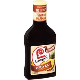 Lawry's Teriyaki with Pineapple Juice Marinade, 12 fl oz (Pack of 6)