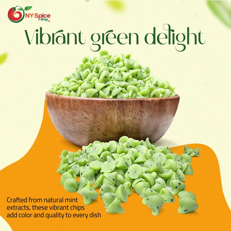 NY Spice Shop Mint Baking Chips - 1 Pound Delicious