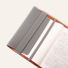 COGURE Book Cover, Genuine Leather, Bookmark, Bookmark, Leather, Single Book,