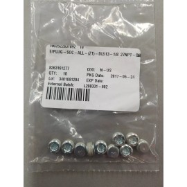 Arctic cat (10pc)  1/8"- 27 x 1/4" Hex Socket Allen Pipe Thread Plug Chrome Plated Steel