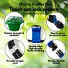 ZONDER® Trash Can Lock | Bungee Cord Outdoor Trash Can