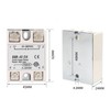 Fafeicy SSR-40DA Solid State Relay, Single Phase DC-AC 40A Input