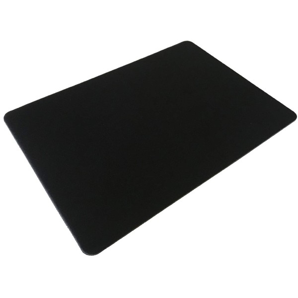 Superior Black Close-up Magic Pad, Non-Slip Grip Table Mat for Card Tricks and Coin Illusions - 11 by 16 Inches
