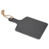 MIJOMA Elegant slate plate with handle and jute ribbon, including