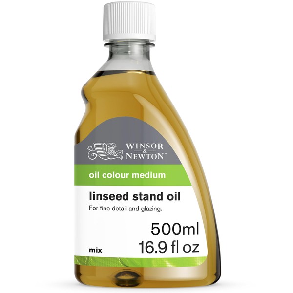 Winsor & Newton Linseed Stand Oil, 500ml (16.9-oz) Bottle
