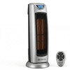 Comfort Zone 1,500W Ceramic Tower Space Heater with Remote, Backlit