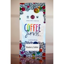 Coffee Junkie Blueberry Cobbler Naturally Flavored Organic Coffee Beans - 12 oz