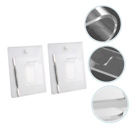 Beavorty 2pcs Acrylic Nail Art Mixing Palette with Spatulas for Makeup Foundation Handheld Portable Nail Art Supplies