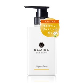KAMIKA Kamika Cream Shampoo [All-in-One Moisturizing, Repair, Damaged Hair, Beautiful Hair] 14.1 oz (400 g) (Bergamot Jasmine Scent)