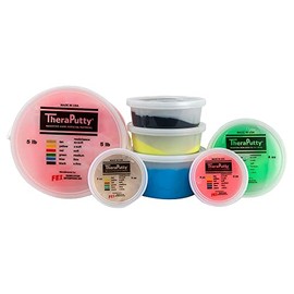 CanDo TheraPutty Standard Hand Exercise Putty For Rehabilitation, Exercises, Hand Therapy, Occupational Therapy, Hand Strengthening, Improve Motor Skills, Stress Relief