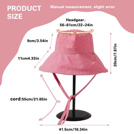 Shyllin Women's Sun Hat, pink, 60