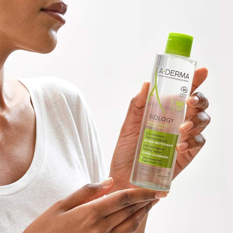 A-DERMA Biology Organic Dermatological Micellar Water Hydra-Cleanser 200ml