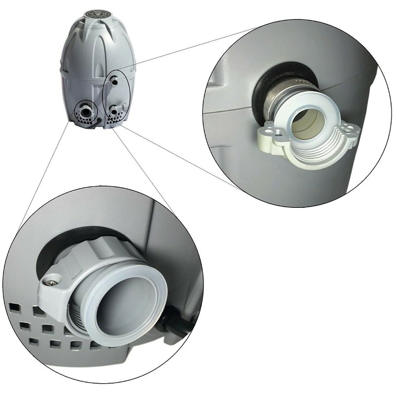 IKSI Connector Seals Gaskets Washers Fits for Coleman Lay-Z-Spa, 1A