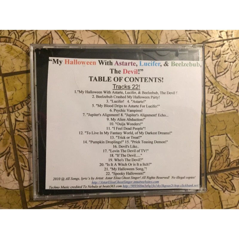 ASTARS LUCIFERS GOD & DEVIL 5 CD ON USB