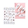 Generic Blossom Branches Geometric Lines Nail Sticker Flower Branch Leaf