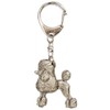 Poodle (Continental cut) Made in England Art dog key holder