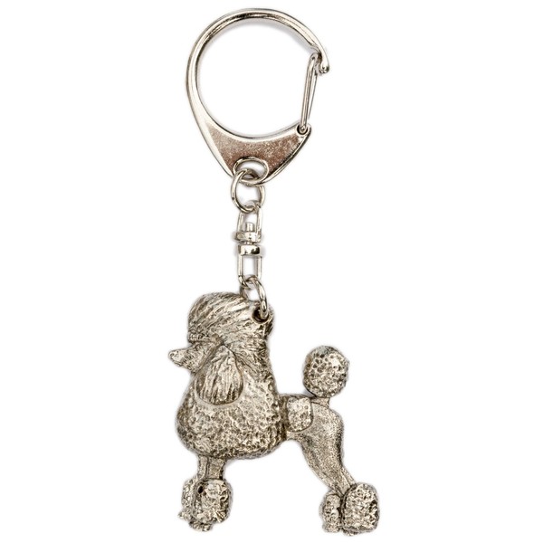 Poodle (Continental cut) Made in England Art dog key holder Collection