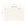 Jot & Mark Recipe Cards 5x7 Inches Blank Double Sided,