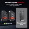 for Jeep Key Fob Cover with Keychain.No Screws Required for