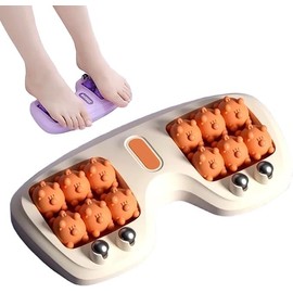 Rodillo masajeador de pies, masaje de punto de acupresión, fascitis Plantar, alivio del dolor, rodillo relajante, herramienta de reflexología (Naranja)