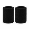 Sports Wrist Sweatbands for Workout – Soft Stretch Knit Sweat