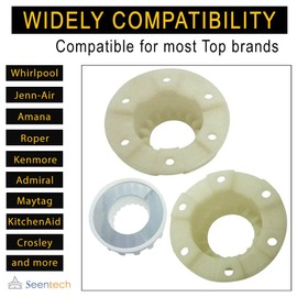 UPGRADED 280145 W10820039 Washer Hub Kit by Seentech, Compatible for Whirlpool Kenmore Washer. Replace: W10118114 AP5985205 PS11723155 8545953 8545948 AP5985205