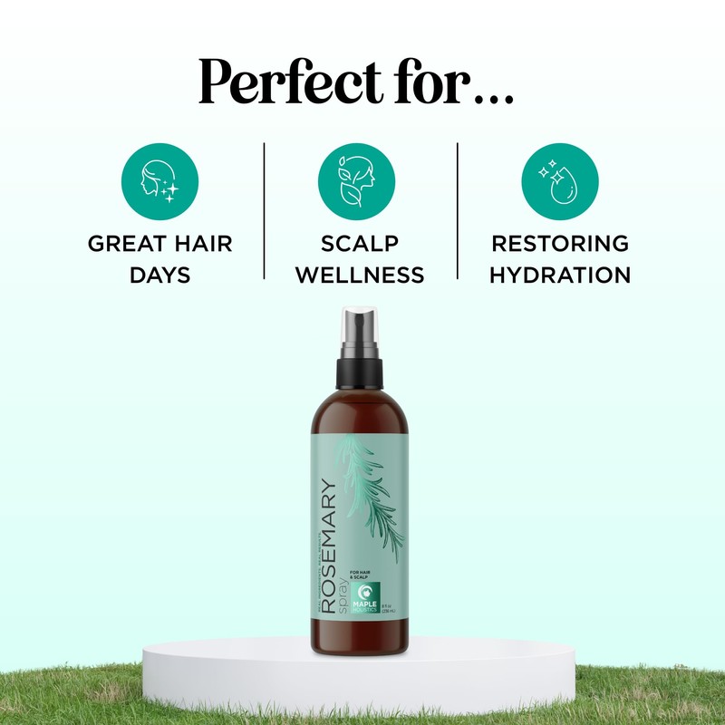 Rosemary Water Spray for Hair & Scalp - Biotin Rosemary
