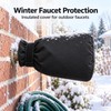 Outdoor Faucet Cover for Winter – Reusable Insulated Hose Bib
