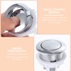 Angoily Single Flush Valve Replacement Buttons, 1PCS Single Push Flushing