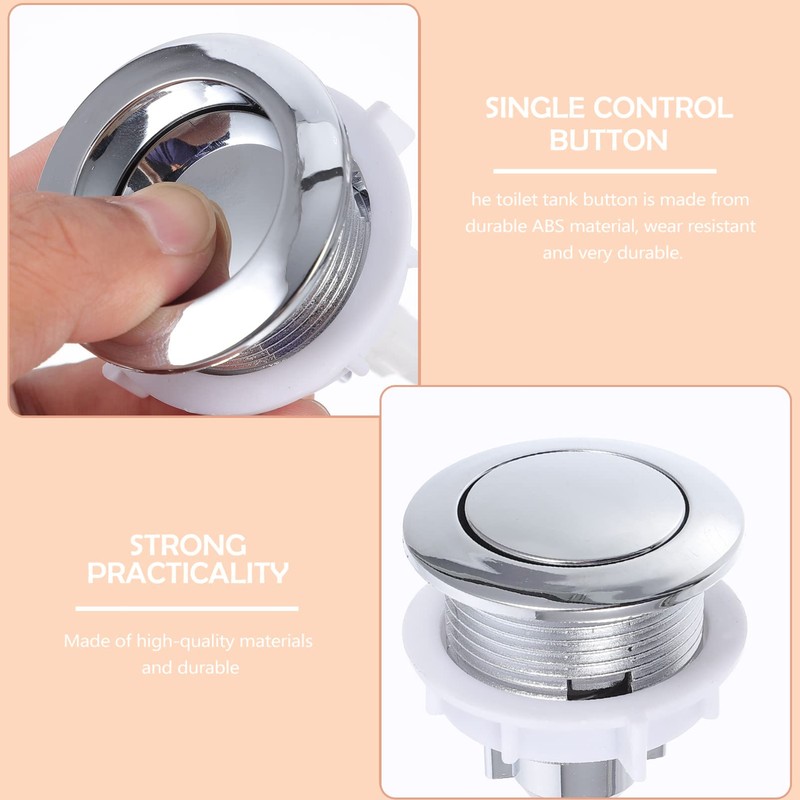 Angoily Single Flush Valve Replacement Buttons, 1PCS Single Push Flushing