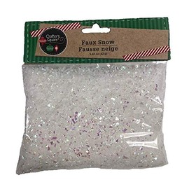 GBI Crafter's Square Faux Snow Iridescent White 1.48 oz Pack