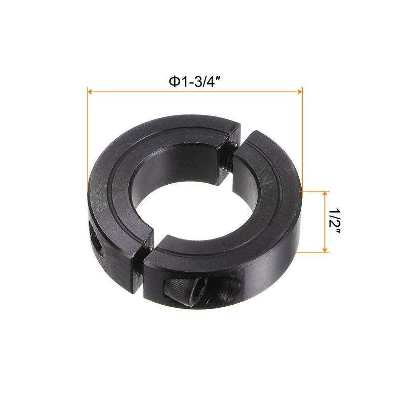 sourcing map Shaft Collar for 1" Rod 1-3/4" OD 1/2"