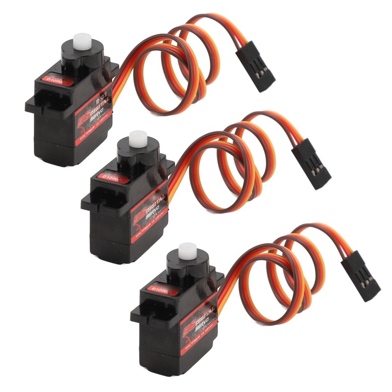 3Pcs RC Servo Lightweight High Torsion Fast Response RC Car