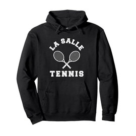 La Salle Vintage Tennis Team Distressed Retro 90s Vibe Pullover Hoodie
