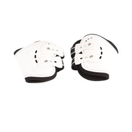 Horse Fetlock Boots Impact Resistant Breathable Horse Hind Leg Boots for Horse Protective Equipment White M