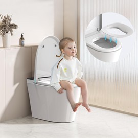 Bazyths Kids Toilet Seat for Elongated Toilets – Fits Most Smart & Regular Models, Ideal for Ages 2–8 (ZYP1, Not for ZY695A Mini & ZYS1 Mini)