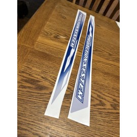 Extreme Sports Parts Yamaha Snowmobile SRX  SXr  Trailing Arm Decals ONLY 2001 Year NEW Left & Right